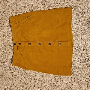 J Crew Brown corduroy skirt